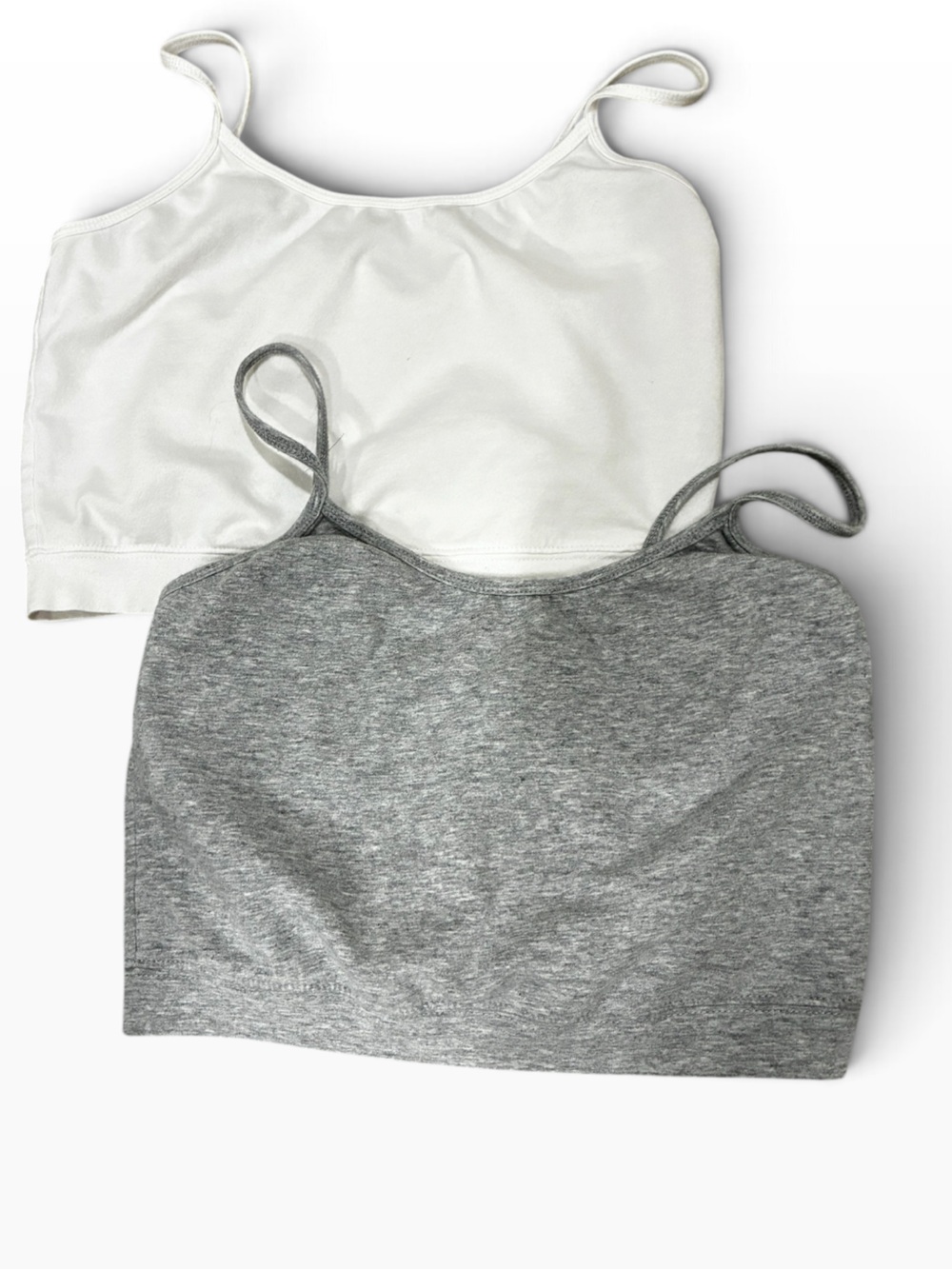 Everyday 2 Seamless Bandeau Bralette - White & Gray